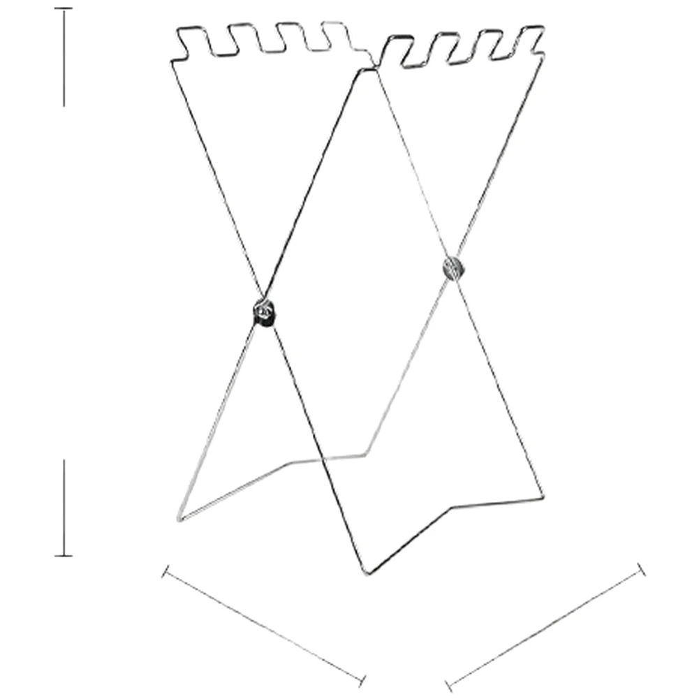 Multi Bag Foldable Trash Holder with Sturdy Iron Frame and Windproof Locking Feature for Camping Picnic BBQ and Kitchen Use
