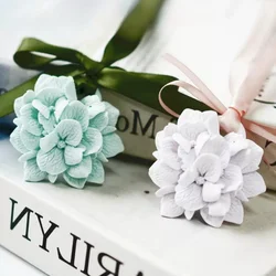 Hydrangea Flower Plaster Handicraft Pendant Silicone Mold DIY Aromatherapy Gypsum Candle Decoration Molds