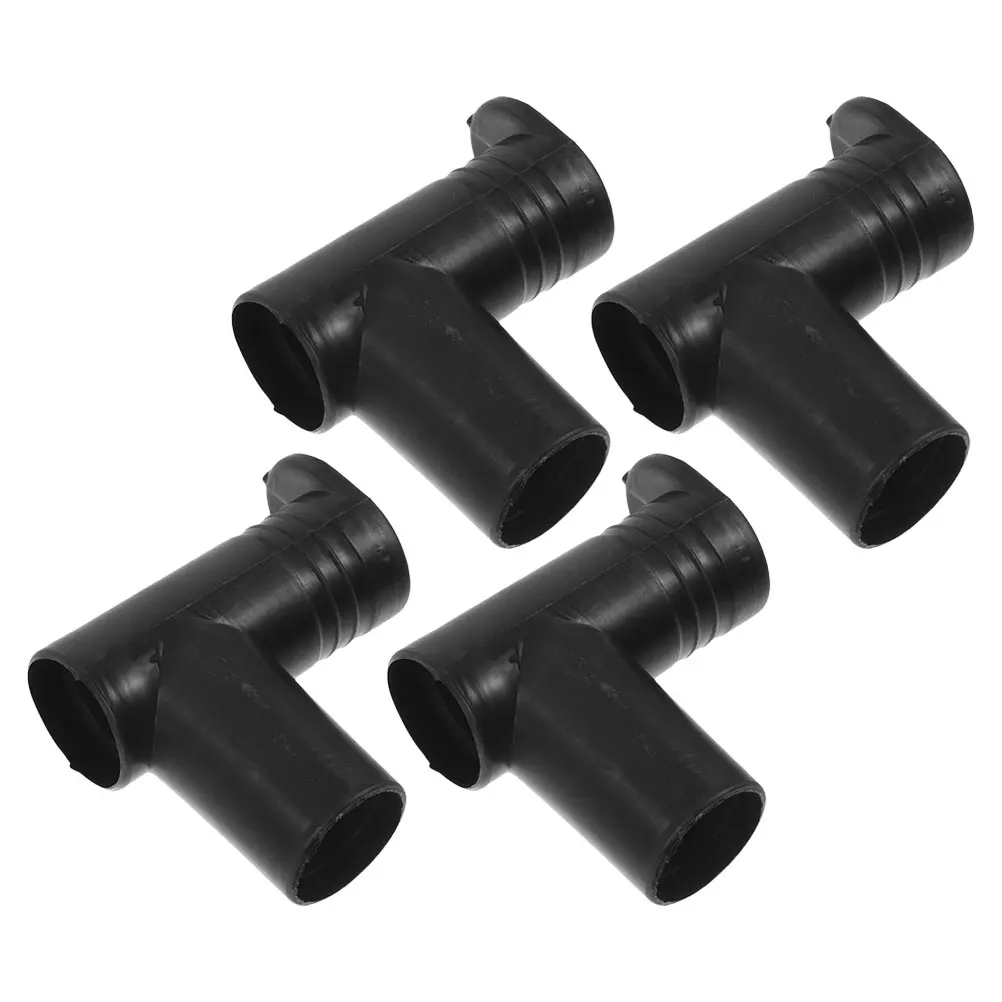 4 Pcs Right Angle Joint Plug Clothes Drying Rack Joints Practical Supply Shelf Bedroom