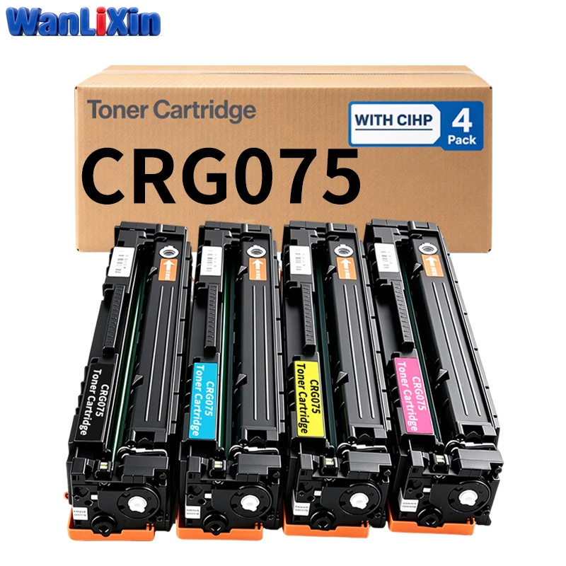 CRG075 CRG-075 Toner Cartridge With Chip Compatible For Canon LBP646Cdw LB647Cdw MF662Cdw MF664Cdw MF665Cdw MF667Cdw Printers