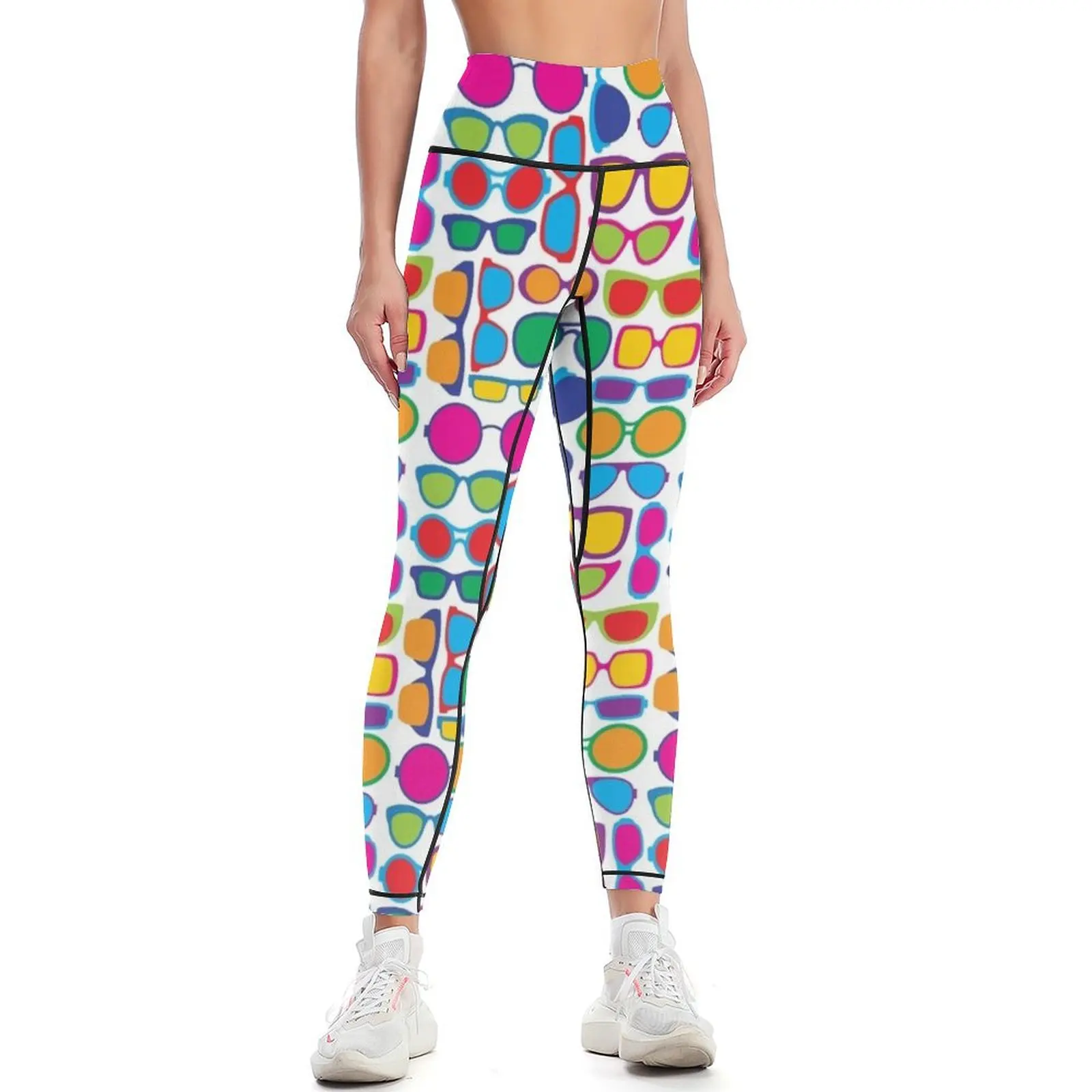 

Eyeglasses Pattern Leggings workout clothes for gym's sportswear workout shorts sports tennis for Womens Leggings