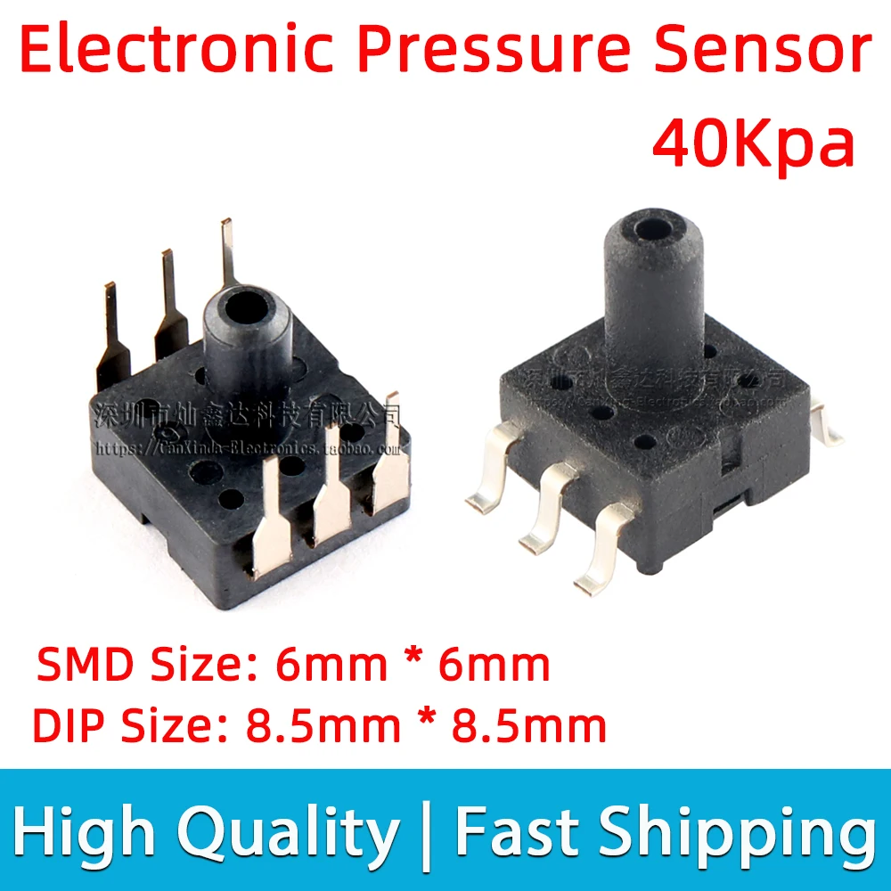 5pcs SMD DIP Monitor Silicon Pressure Sensor 40kPa For Electronic Blood Pressure MSP40-GSF MSP40-GDR Replace MPS-2107-006GC