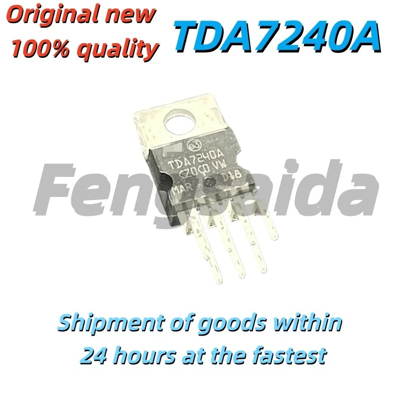 2PCS Brand New Original TDA7240A Package TO220-7 Audio Power Amplifier IC Chip
