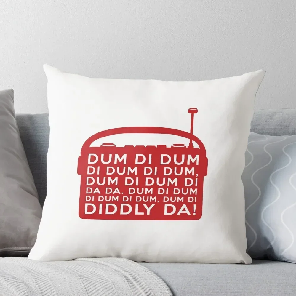 Archers Dum Di Dum Theme Tune Radio Throw Pillow Sofa Cushions Sofa Cushion Cover pillow