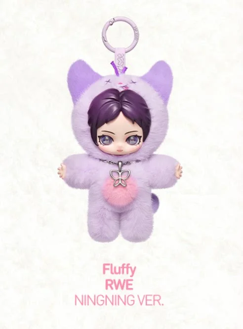 新しいPOPMART Aespa Fluffy Clubシリーズ ブラインドボックス 可愛い