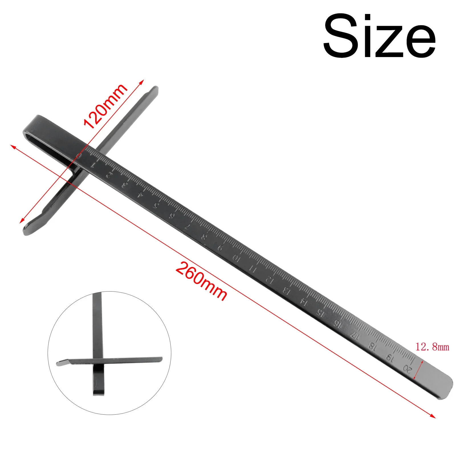 1pcs Metal Guide Ruler Circular Saw Rip Fence For 7inch Electric Circular Saws For Repeated Cuts Uniform Width Power Tool Parts