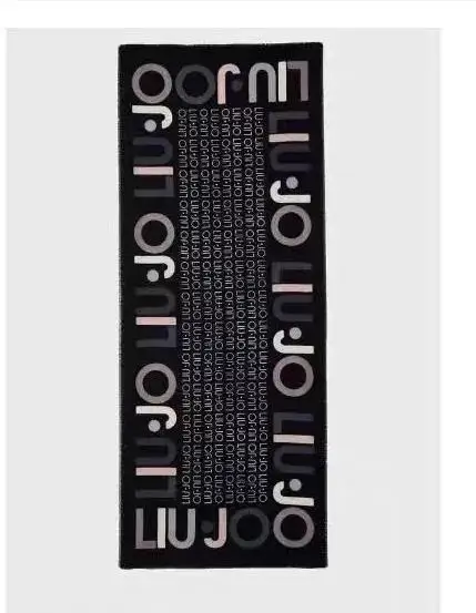 Wholesale - Women's classic fashion liu.jo black letter pattern scarf shawl to keep warm