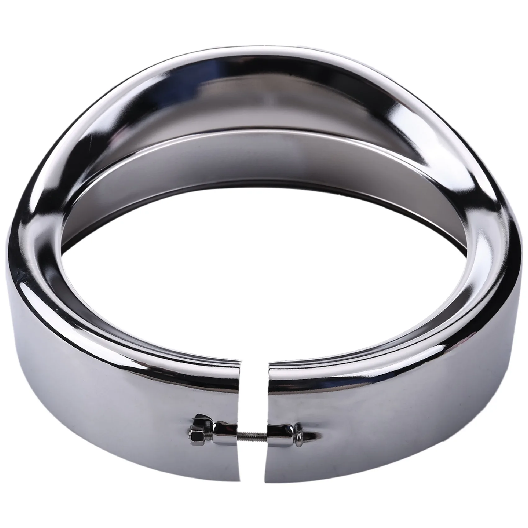 

1Pcs 7 Inch Headlight Trim Ring Head Light Lamp Visor Motorcycle Headlight Chrome Decorate Compatible For Touring Trike F