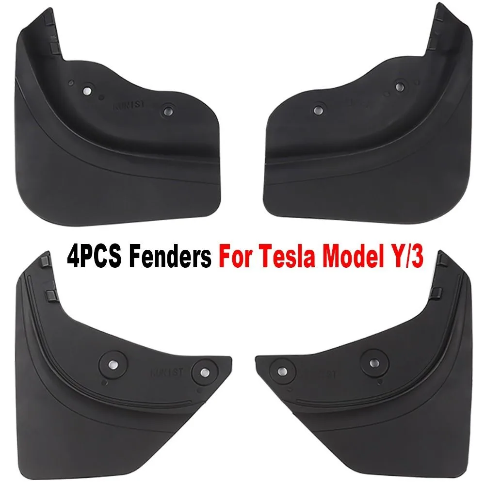 Tesla Model 3/Model Y Silt Shield Fenders Car Exterior Invisible Front Rear Wheel Modification Mudguards