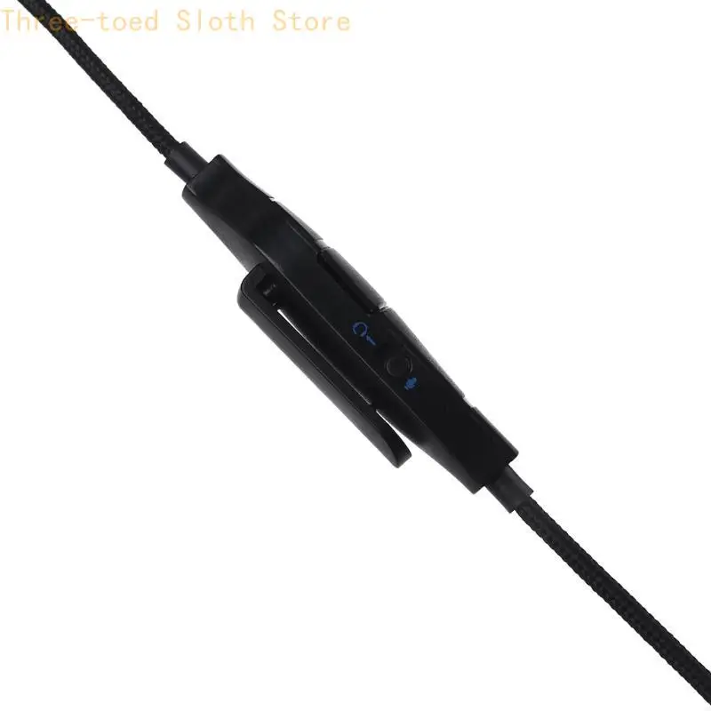 3,5-mm-Kopfhörer-Audiokabel mit Inline-Steuerung für G633 G933 Gaming-Headset-Kopfhörer E74A – Detail 3