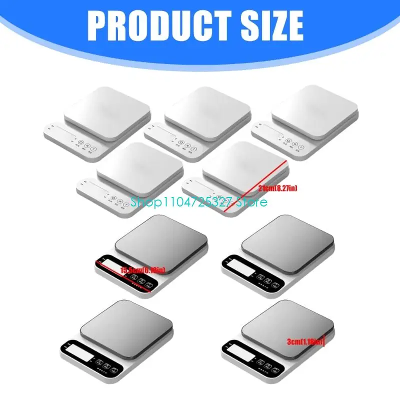 D8KF مقياس قياس رقمي مصغر مقاوم للرش، بناء مثالي لمطبخ السفر