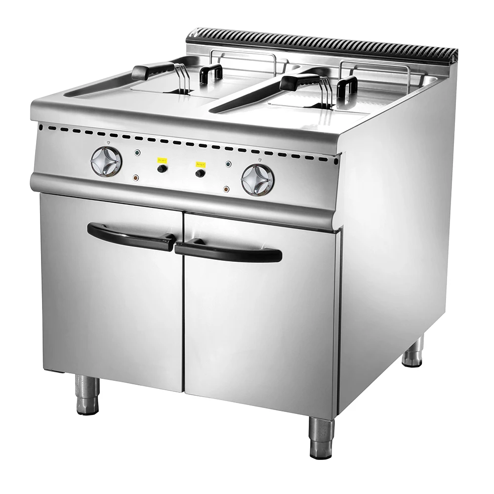 

High Quality Two Tank Commercial Chicken Fryer Deep Fryer Set Factory Direct Sale Electric Deep Fryer