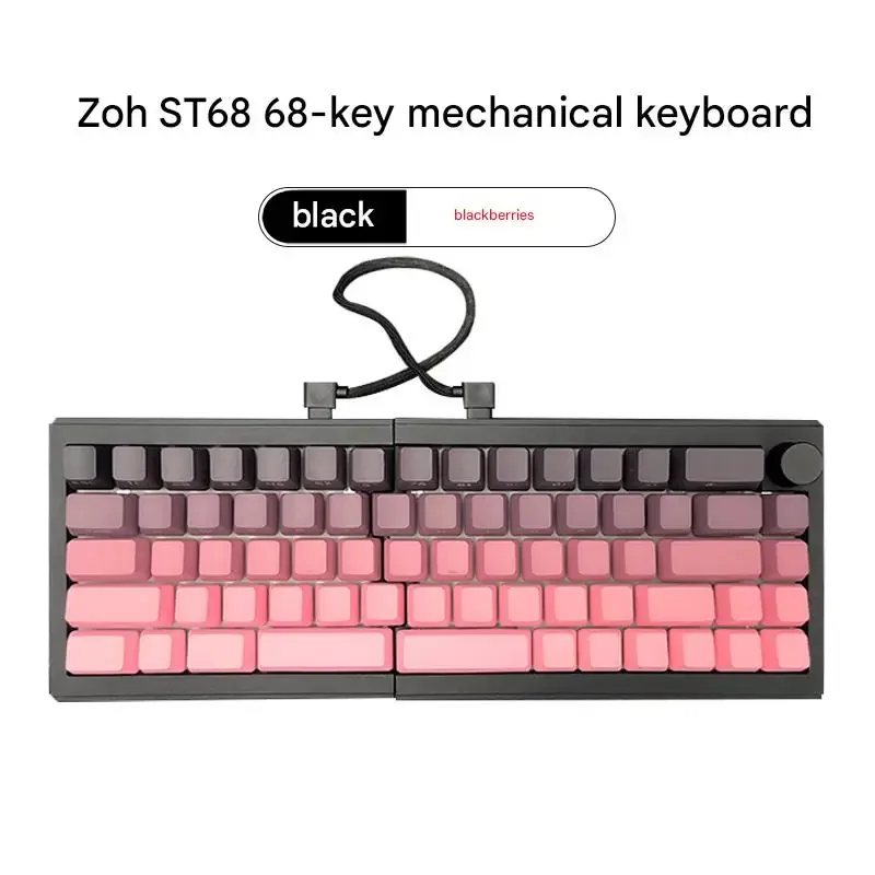 Zornher ST68 Tri-mode Split Mechanical Keyboard 68-Key QMK/VIA Hot