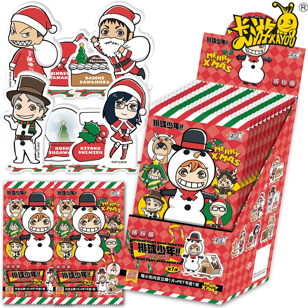 

New Genuine KAYOU Haikyu!! Acrylic Figure Classic Popular Anime Collection Card Character Peripheral for Children Toys Gifts