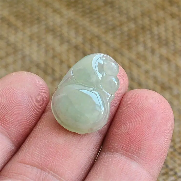 

Natural A jadeite 100% real jade Hand Carved gourd Jade Pendant Fashion Jewelry Men's and Women's Necklace Gift Accessories