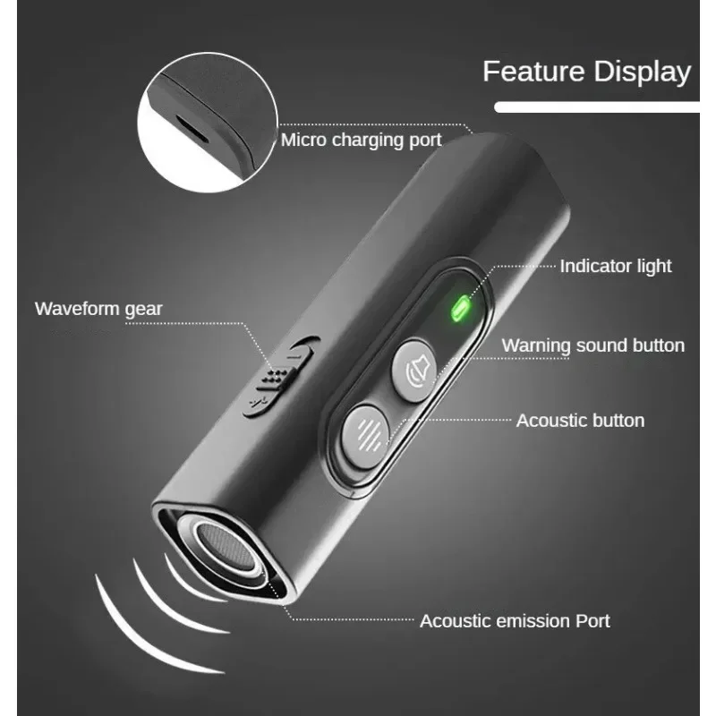 휴대용 USB 충전식 반려견 퇴치기, 짖음 훈련 중지, 초음파 짖음 스토퍼 훈련 보조기구, 반려동물 용품