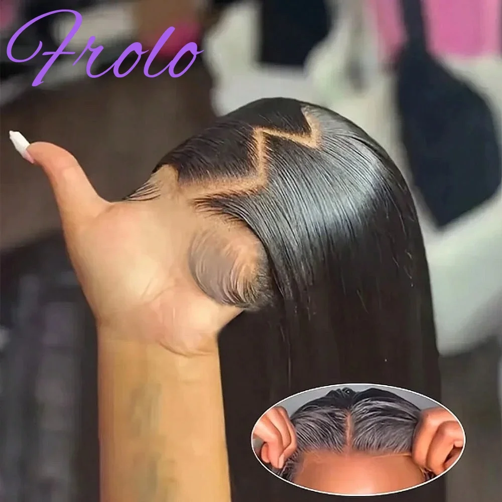 

4x4 5x5 Hd Кружевной фронтальный бесклеевой парик Человеческие волосы 30 40-дюймовый прямой парик из человеческих волос Предварительно выщипанный бразильский парик из 100% человеческих волос