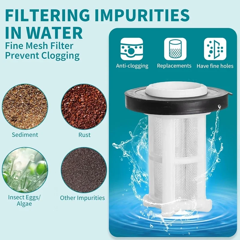 3/4" High Pressure Washer Water Filter Inlet Connector  Replacement Tool Water Pump Inlet Hose Garden Hose for Garden Adapter