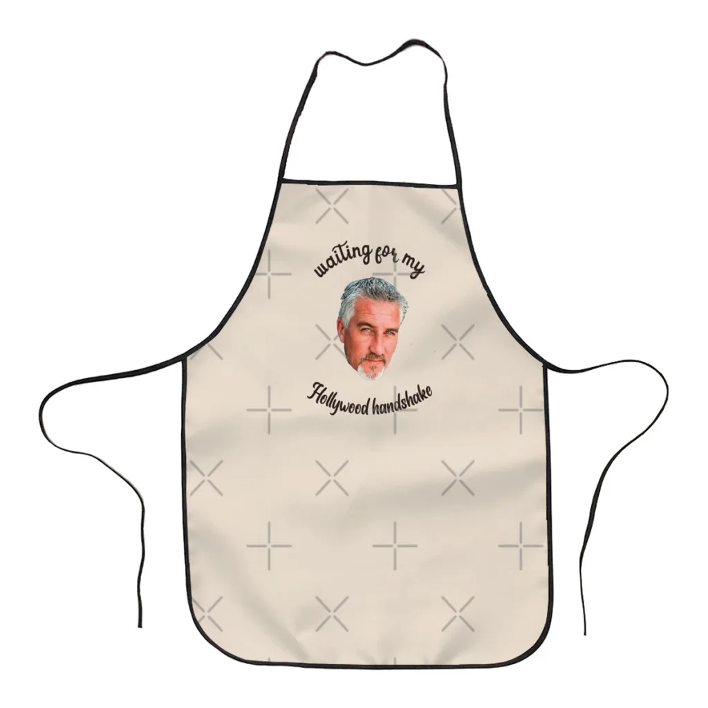 

Fashion Design great british baking show gift Apron Store Logo For Women Gift Composite Fabric Cleaning Pinafore