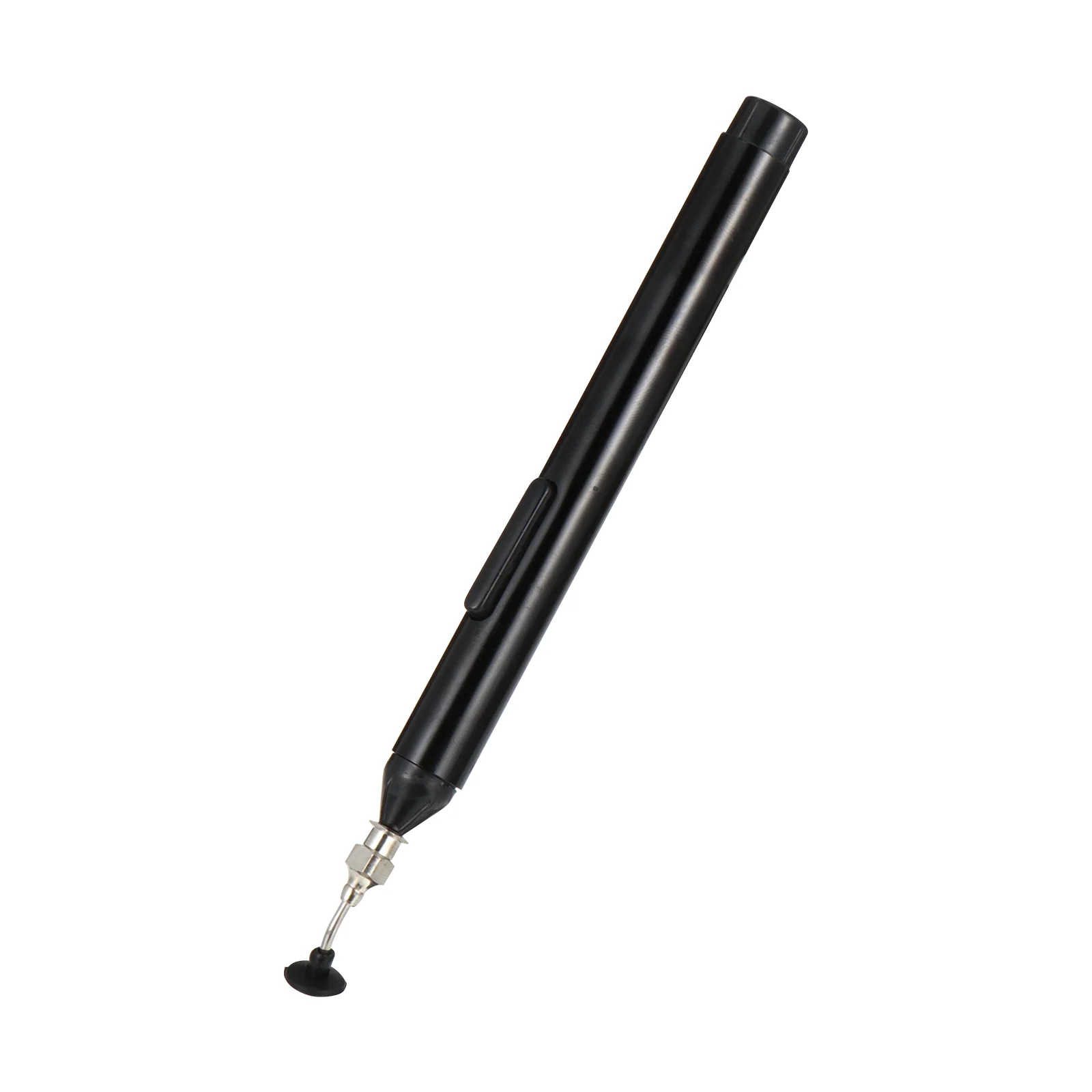 

s Black Aluminum Alloy Anti Static IC Chip Extractor Tool Nonslip Use Protects Components Strong Pickup Tweezer For