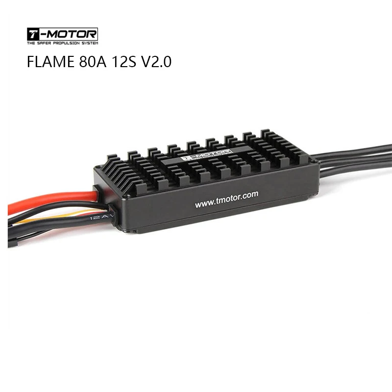 T-MOTOR FLAME 80A 12S V2.0 excellent waterproof More stable performance safer in use uav drone esc