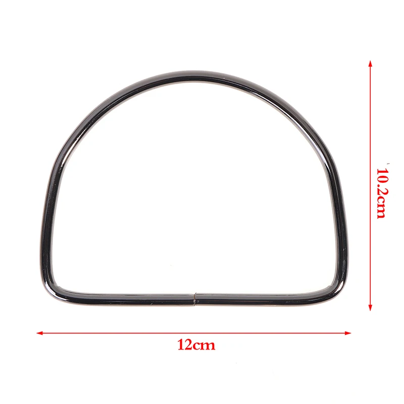 1PC Metal Big Circle Hand-in-hand Iron Ring Metal Hand-in-hand Case Bag Hardware Accessories Replacement Women Handbag Handles