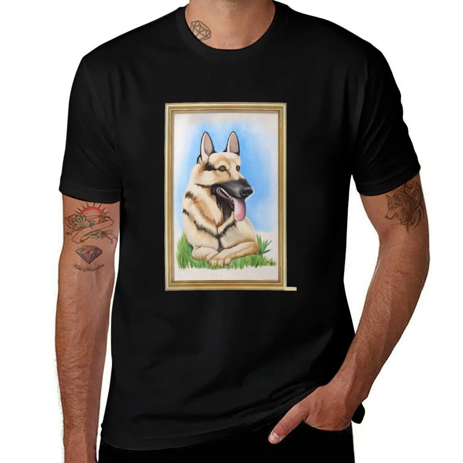 Its Always Sunny - Hitlers Dog T-Shirt Basic Solid Color Casual Tee Shirt T-Shirt