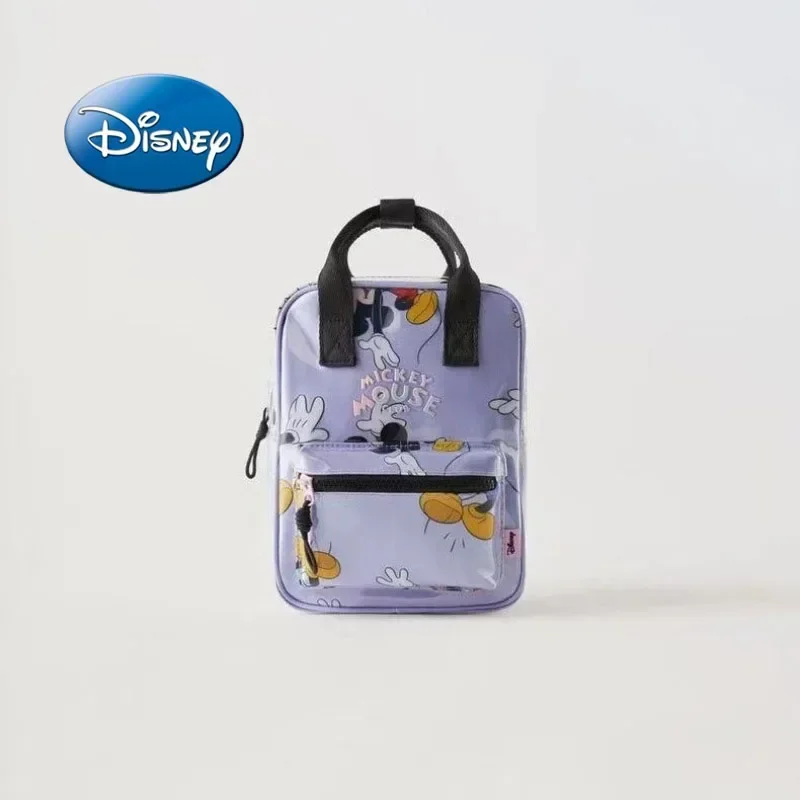 Disney\'s New Cartoon Mickey Mouse Print Kindergarten Children\'s School Bag Multi-functional Backpack for Boys and Girls