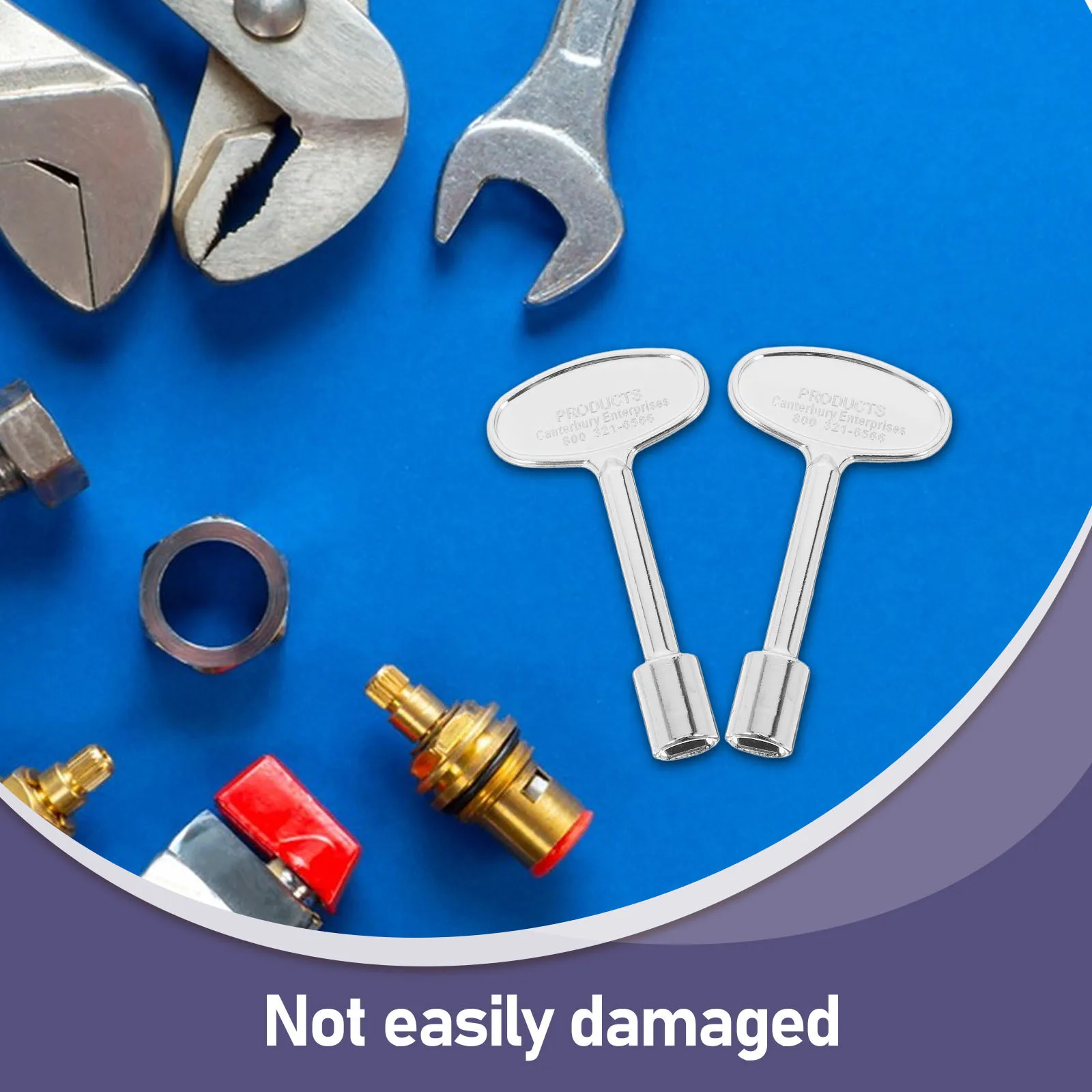 2개 세트 광택 아연 합금 가스 밸브 키 범용 교체용 가스 벽난로 화로 야외용 벽난로 키