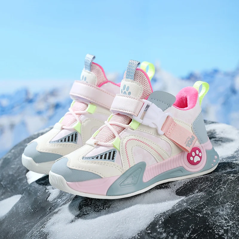 أحذية رياضية كاجوال للأطفال للخريف والشتاء أحذية قطنية دافئة للأطفال أحذية رياضية خارجية مقاومة للماء ومضادة للانزلاق أحذية شتوية #2