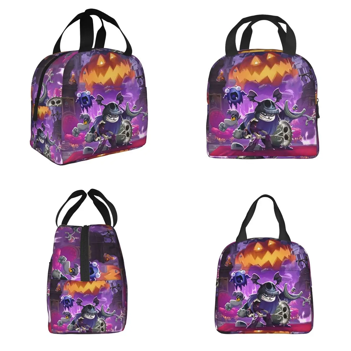 ألعاب الكرتون Rayman Legends أكياس الغداء معزول بينتو صندوق مقاوم للماء حقيبة الغداء برودة حقيبة حرارية للمرأة طالب المدرسة