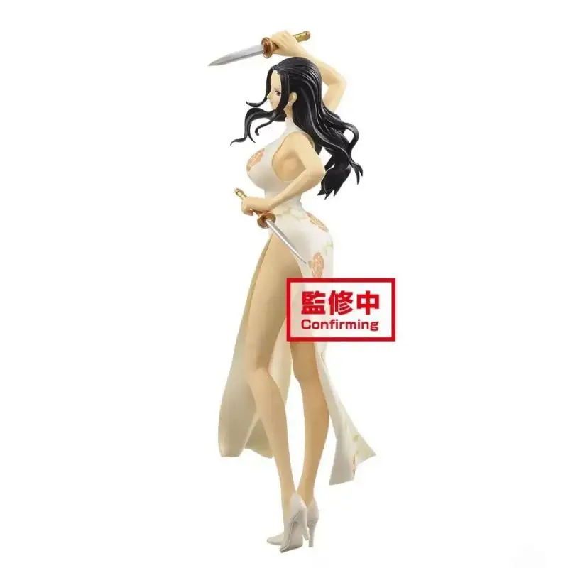 Em estoque original banpresto uma peça brilhante charme cheongsam nico robin anime figura caixa genuína modelo brinquedo presente da criança