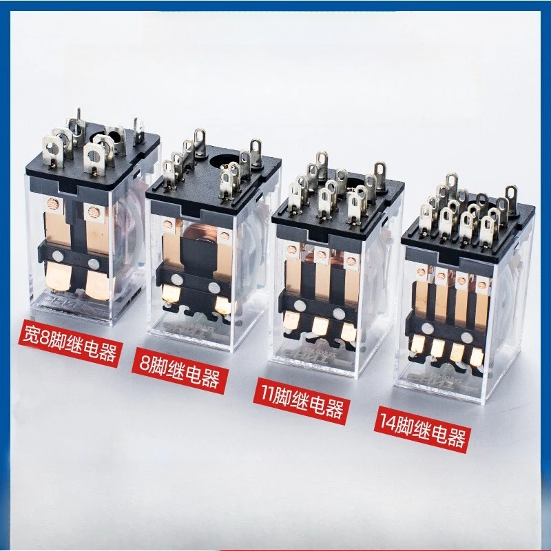 

Chint intermediate relay 220v AC 12v small electromagnetic switch 24v DC 8 pins 14 pins 11 pins 380V