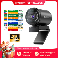 Webcam 4K Streaming Web Camera 1080P 60FPS USB Camera EMEET S600 Autofocus Living Stream Camera With Mics for Tiktok/YouTube