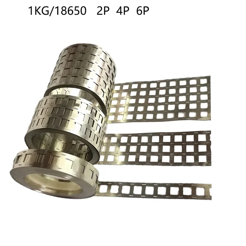 1KG 2P 4P 6P 18650 0.15mm Lithium  Battery Nickel Sheet Li-ion Battery Nickel Plated Steel Strip Connector Battery Spot Welding