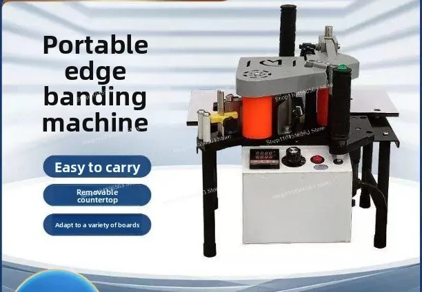 Plywood Panel PVC Mini Handle Edge Banding Edge Laminating Machine For Home Use