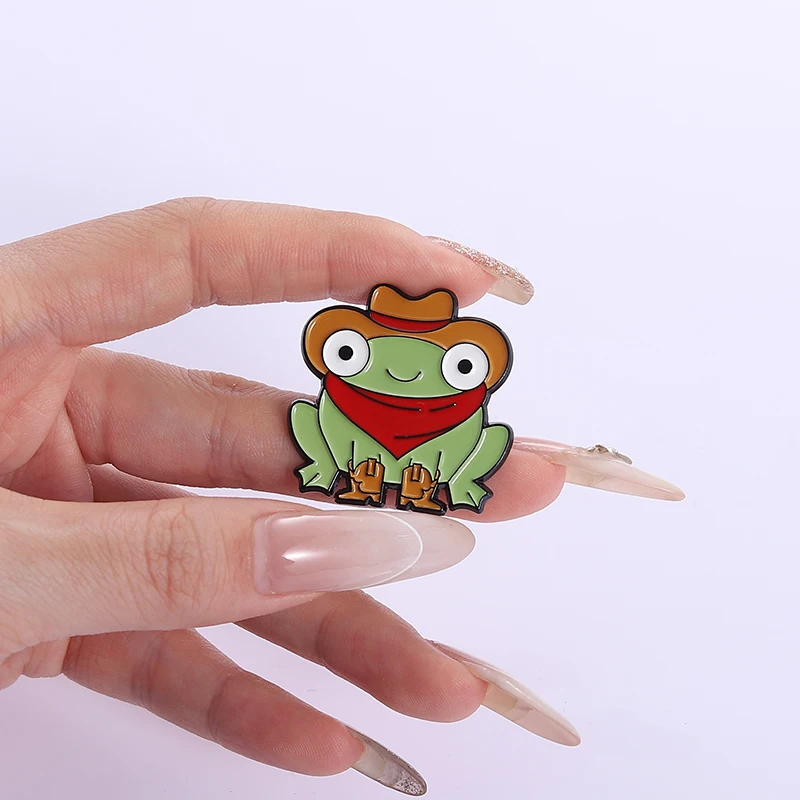 3-5pcs/Set Cute Animals Enamel Pins Black White Cat Capybara Metal Brooches Fashion Lapel Badge Backpack Clothes Jewelry Gift