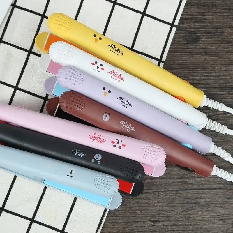 2023 Popular Curling Iron Ceramic Straightening Styling Tools Curler Flat Iron Mini Hair Straightener