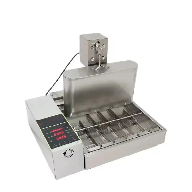 Large Commercial 2000Watt Microcomputer Controlled Electric Heating 4 Row Making Automatic Donut Hine