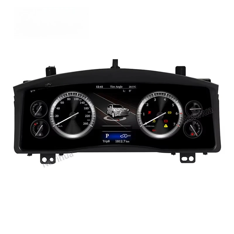 Navihua Digital Cluster Car Dashboard LCD Instrument Cluster Multifunction Speedometer for  Cruiser