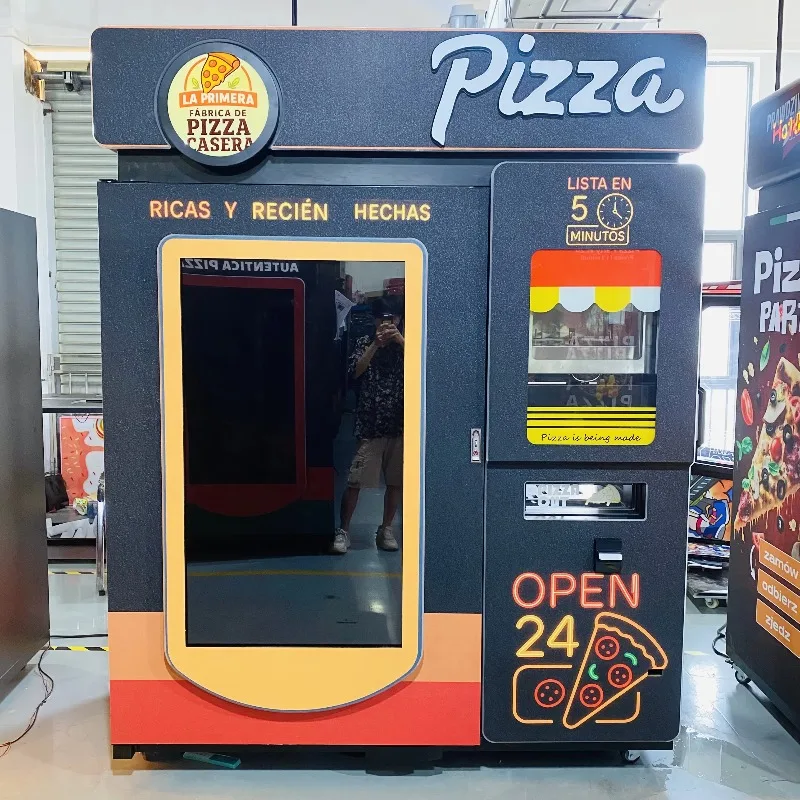 Buy Professional Automated Pizza Vending Machine With Cashless Payment Solutions High Quality Unmanned Retail Equipment