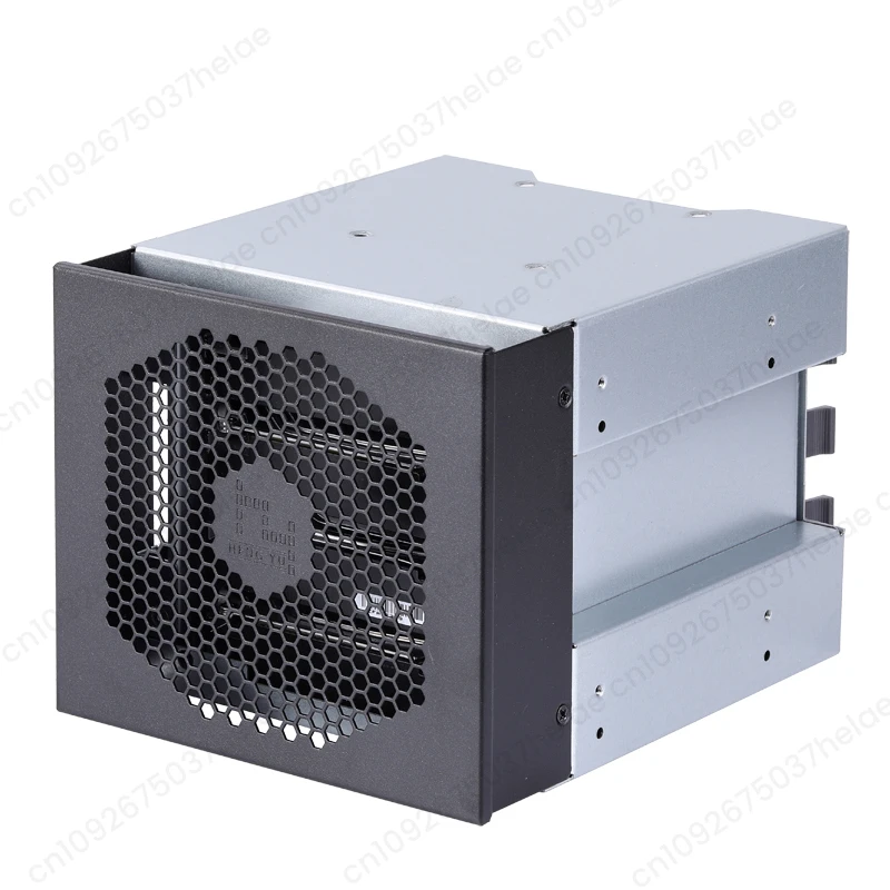 HY-4-bit hard drive cage chassis 3 optical drive slots converted to 4 3.5-inch expansion hard drive rack box 12CM fan