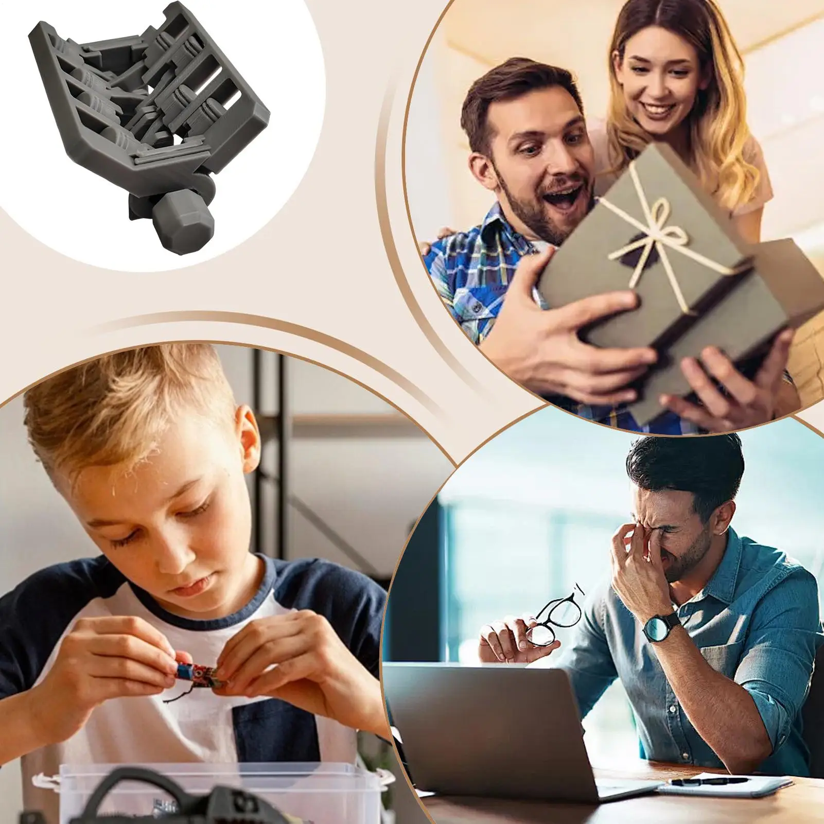 Fidget Toys-modelo de motor V8 impreso en 3D, modelo de escritorio artesanal para entusiastas de los coches de escritorio, ingenieros, niños, adolescentes y adultos, mecánico
