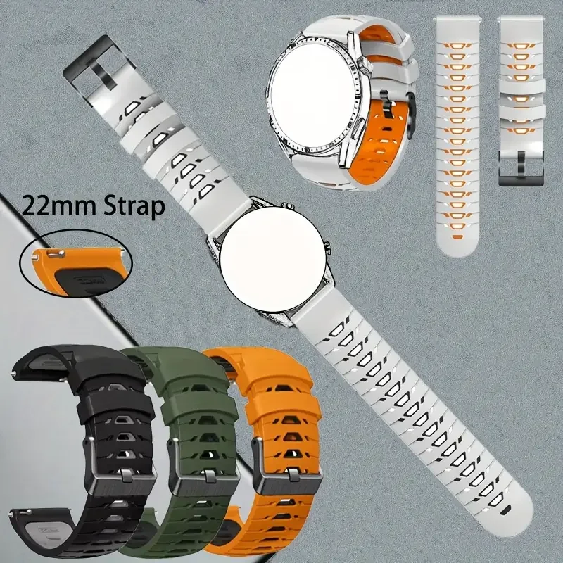 22 مللي متر سيليكون ساعة ذكية حزام الساعات ل Garmin نشط Venu 3/2 حزام ساعة اليد Forerunner 970 965 955 570-47 مللي متر استبدال سوار