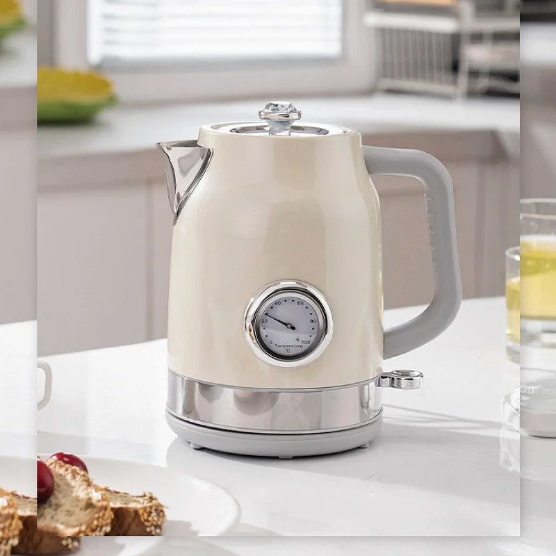 1700ml Electric Kettle Home 304 Stainless Steel liner Kettle With Temperature Display Quick Boil Kettle Auto Power Off 1800W