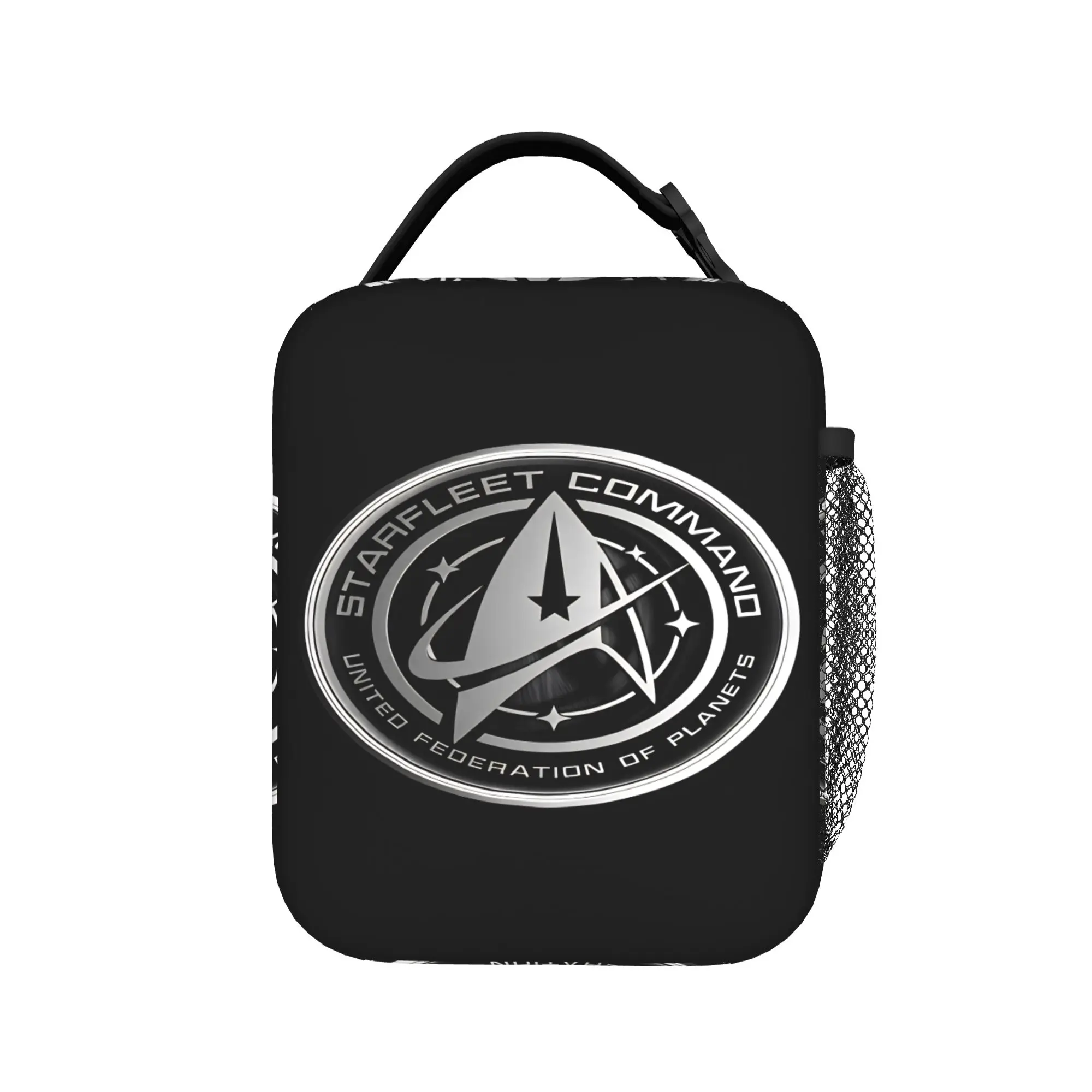S-Star T-Trek Ship Movie  Lunch Bag  Kawaii Lunch Box School Portable Tote Food Bags For Girls Oxford Print Cooler Bag