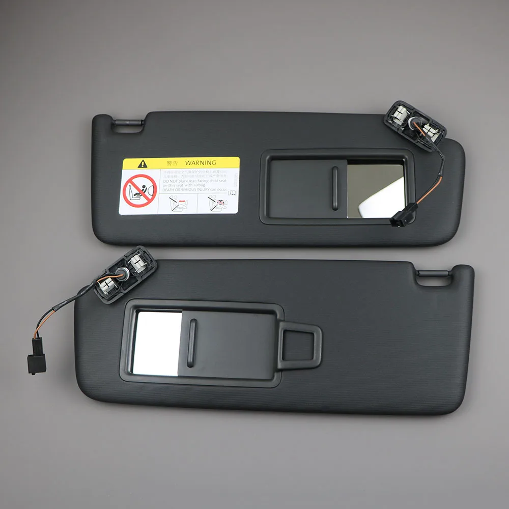 

Оригинальная пара черных передних солнцезащитных козырьков 5G0857551 5G0857552 для VW Golf 7 MK7 GTI, для Skoda Octavia 3 A7, Superb MK3, Rapid