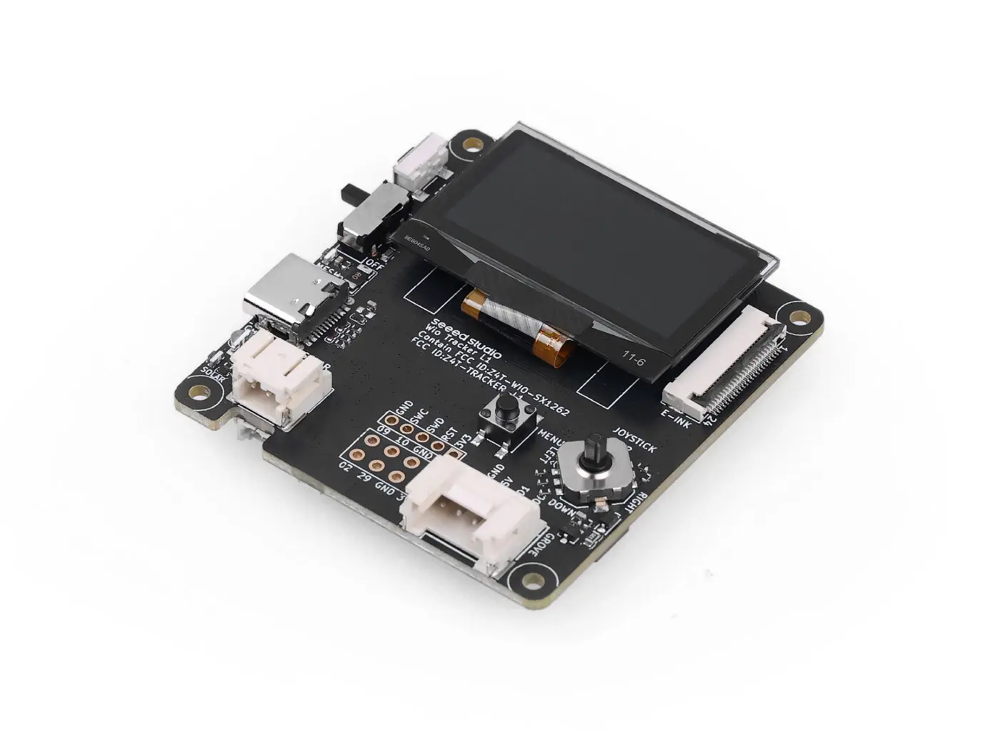 Wio Tracker L1 com OLED de 1,3 polegadas, nó meshtástico Wio-SX1262, LoRa 868 MHz 915 MHz 862-930 MHz, nRF52840, GPS L76K, BeiDou, GLONASS