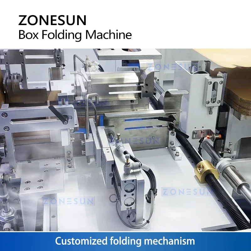 Zonesun Automated Box Folding Machine Automatic Cartoning Machine Cardboard Box Making Machine Cartoner ZS-ZH25R