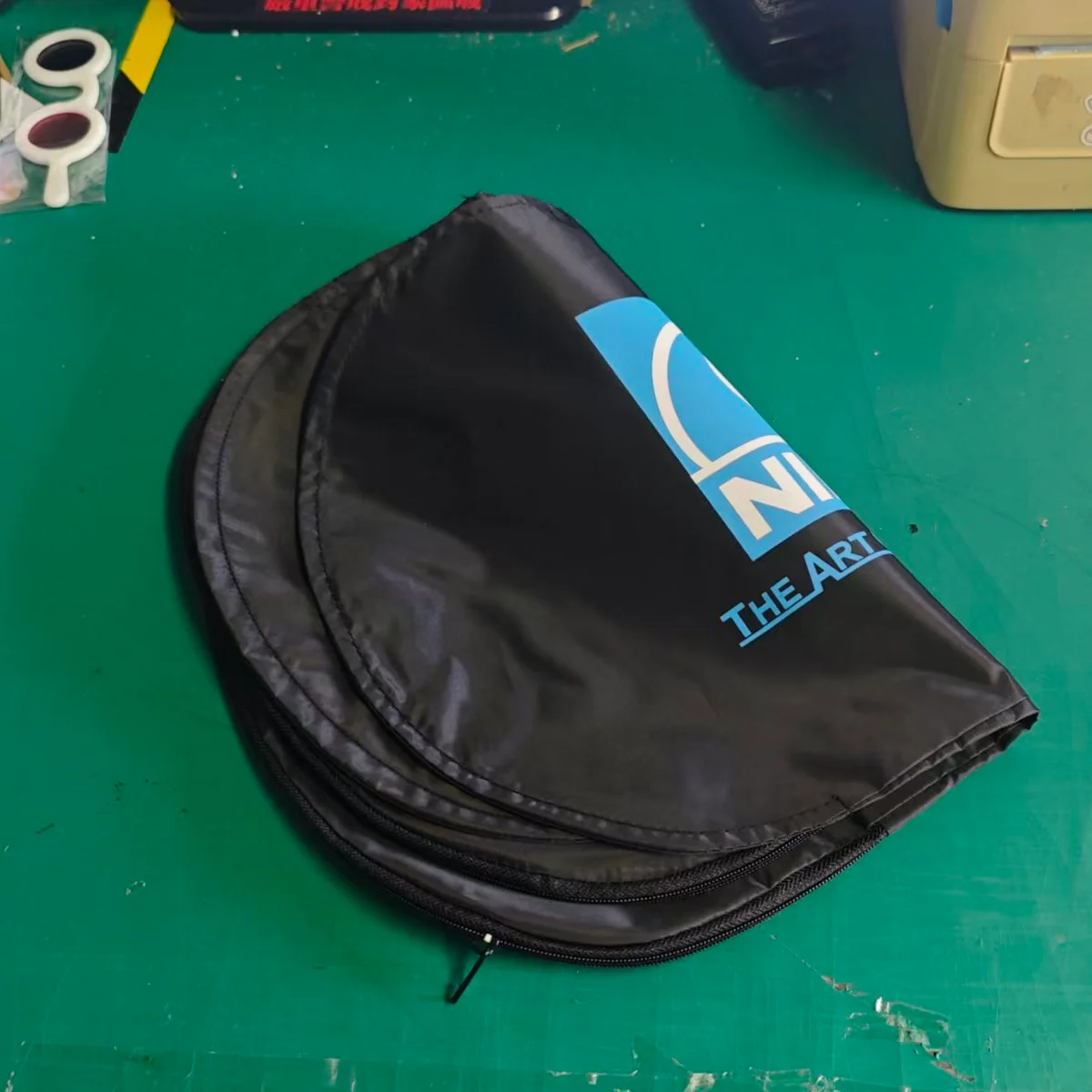 Brand New Vision Tester Nylon Anti Dust Cover with Zipper 4833| Phoropter Phoroptor Black Cover | Hard Nylon Material With Logo